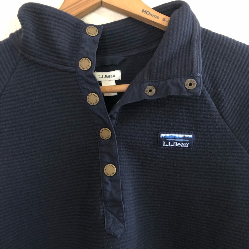 LL BEAN Quarter snap button Pullover 🏔️🥾 - image 10